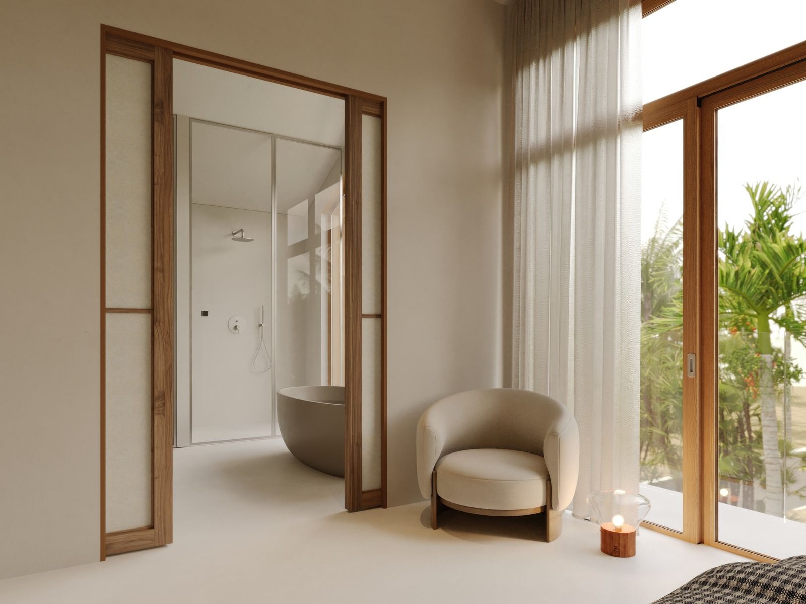 Villa Azure bedroom lounge corner