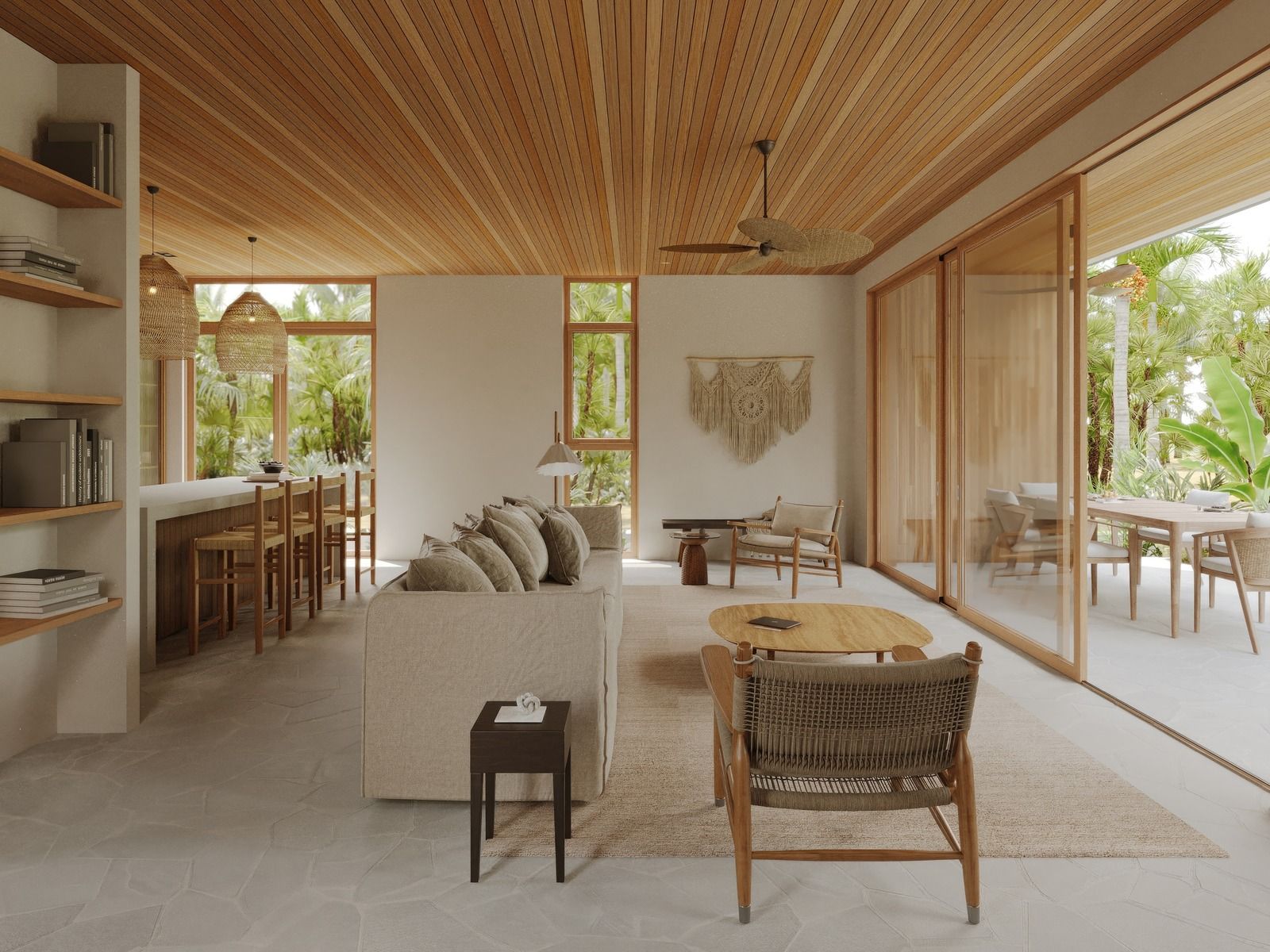 Villa Azure kitchen and dining